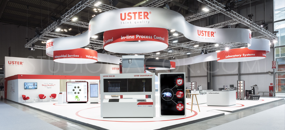 Stand fieristico. Trade fair booth.